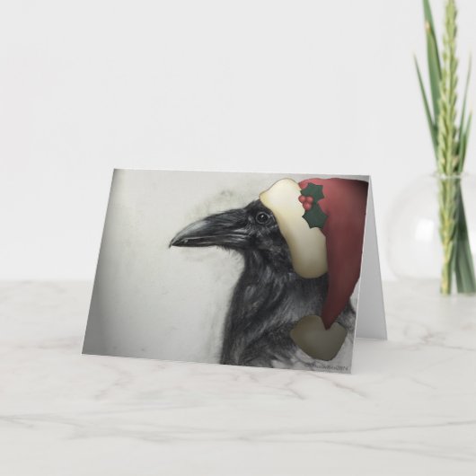 Cartes Pour Fêtes Annuelles Corbeau pour la saison (Devant)