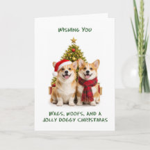 Corgi Dogs Christmas