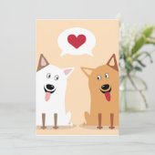 Cartes Pour Fêtes Annuelles Corgi Love (Debout devant)