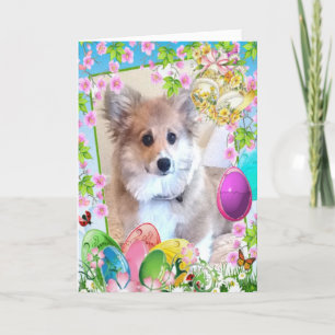Cartes Pour Fêtes Annuelles Corgi Puppy
