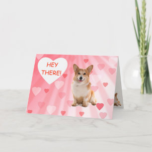 Cartes Pour Fêtes Annuelles Corgi Saint Valentin