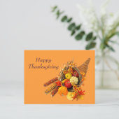 Cartes Pour Fêtes Annuelles Corne d'abondance (Debout devant)