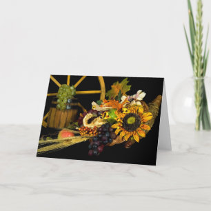 Cartes Pour Fêtes Annuelles Cornucopia