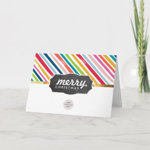 Cartes Pour Fêtes Annuelles CORPORATE NOËL logo enseigne de tableau noir vinta