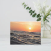 Cartes Pour Fêtes Annuelles Corps d'eau pendant l'heure d'or (Debout devant)