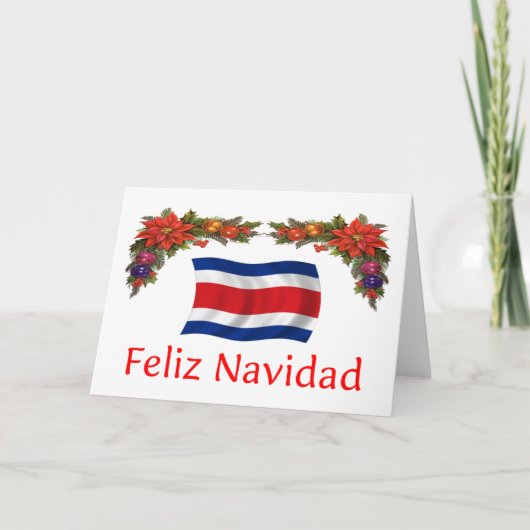 Cartes Pour Fêtes Annuelles Costa Rica Noël (Devant)