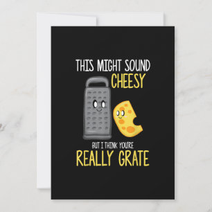 Cartes Pour Fêtes Annuelles Costume de fête fromage amusant pour amateur de fr