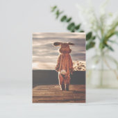 Cartes Pour Fêtes Annuelles Costume lapin de Pâques (Debout devant)