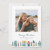 Cartes Pour Fêtes Annuelles Cosy Christmas Village Photo (Devant)