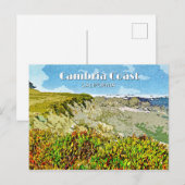 Cartes Pour Fêtes Annuelles Côte Cambrienne (Devant / Derrière)