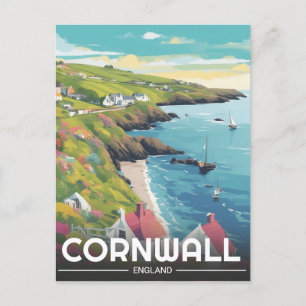 Cartes Pour Fêtes Annuelles Côte cornwall du comté de Cornwall Angleterre
