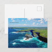 Cartes Pour Fêtes Annuelles Côte Ouest de l'Irlande (Devant / Derrière)