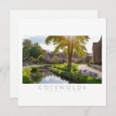 Cartes Pour Fêtes Annuelles Cotswolds (Devant / Derrière)
