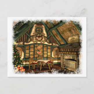 Cartes Pour Fêtes Annuelles Cottage de Noël