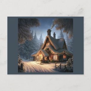 Cartes Pour Fêtes Annuelles Cottage de Noël 5