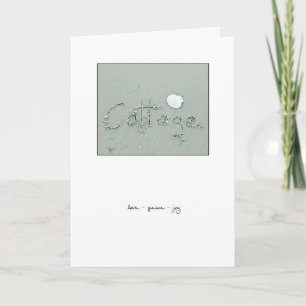 Cartes Pour Fêtes Annuelles Cottage Love - Paix - Joy