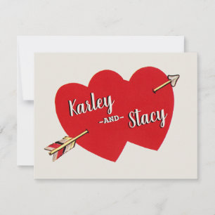 Cartes Pour Fêtes Annuelles Cottagecore Nom Vintage Valentine's