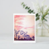 Cartes Pour Fêtes Annuelles coucher de soleil (Debout devant)