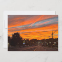 Coucher de soleil stratus