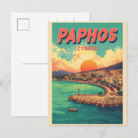Coucher de soleil sur la plage de Paphos, cadeaux