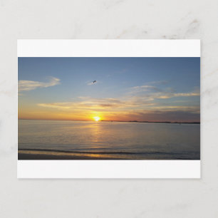 Cartes Pour Fêtes Annuelles Coucher du soleil sur l'action de grâces