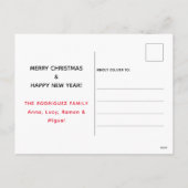 Cartes Pour Fêtes Annuelles Couleur d'hiver Noël Paysage (Dos)