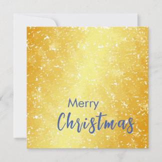 Cartes Pour Fêtes Annuelles Couleur or Joyeux Noël Message de famille Nouvel A