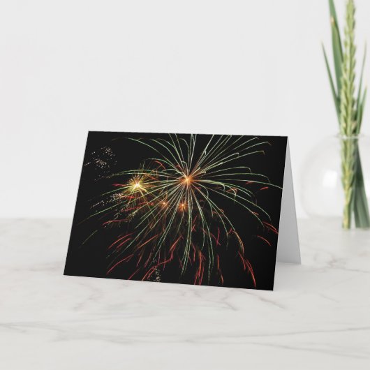Cartes Pour Fêtes Annuelles Couleurs de Noël (Devant)