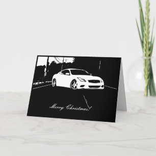 Cartes Pour Fêtes Annuelles Coupe G35 Car thématique