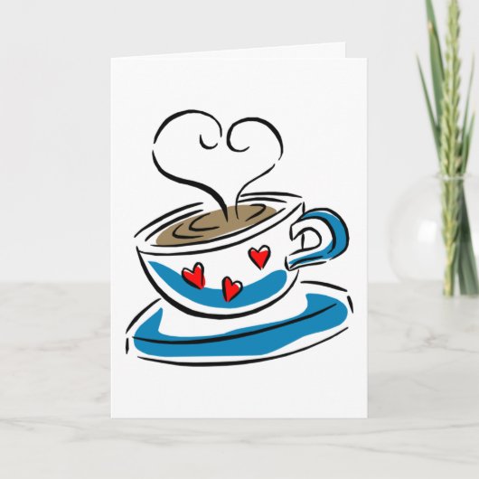 Cartes Pour Fêtes Annuelles Coupe 'o Love (Devant)