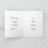 Cartes Pour Fêtes Annuelles Couple lesbien moderne LGBTQ Saint Valentin mignon (Intérieur)