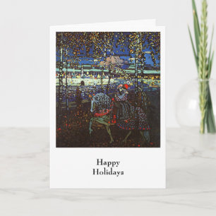 Cartes Pour Fêtes Annuelles Couples d'équitation, Wassily Kandinsky 1907
