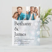 Cartes Pour Fêtes Annuelles Couples Photos Définition Snowflakes Noël (Debout devant)