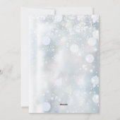 Cartes Pour Fêtes Annuelles Couples Photos Définition Snowflakes Noël (Dos)