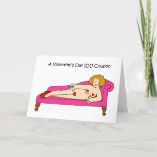 Cartes Pour Fêtes Annuelles Coupon de la Saint Valentin
