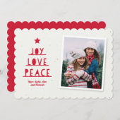 Cartes Pour Fêtes Annuelles Coupure moderne tachetée (Devant / Derrière)