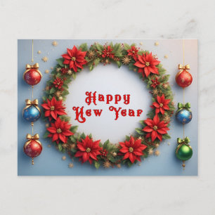 Cartes Pour Fêtes Annuelles Couronne de célébration de Noël🎄✨Ornement de poin
