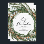 Cartes Pour Fêtes Annuelles Couronne de feuillage minimale moderne 1 photo Noë<br><div class="desc">Carte de Noël Joyeux Noël de Noël. L'eucalyptus peint à la main,  la branche de pins,  le feuillage minimal et la couronne de rotin rustique moderne donnent à cette carte de vacances une atmosphère luxueuse. Dans les verts,  les bruns et les gris.</div>