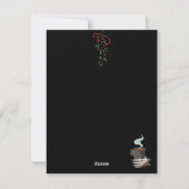 Cartes Pour Fêtes Annuelles Couronne de Joyeux Creepmas (Dos)