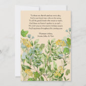 Cartes Pour Fêtes Annuelles Couronne de Noël Aquarelle (Dos)