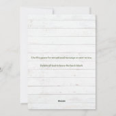 Cartes Pour Fêtes Annuelles Couronne de Noël de ferme (Dos)