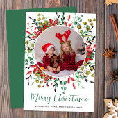 Cartes Pour Fêtes Annuelles Couronne festive de Noël Photo