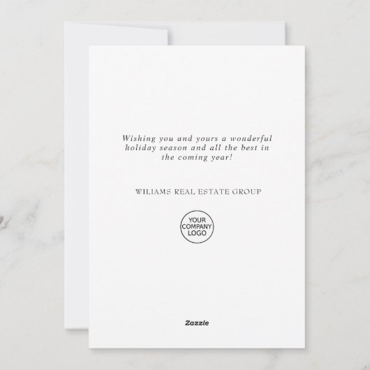 Cartes Pour Fêtes Annuelles Couronne festive houx baie pin forêt Noël (Dos)