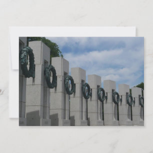 Cartes Pour Fêtes Annuelles Couronnes de la Memorial de la Seconde Guerre mond