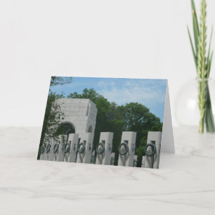 Cartes Pour Fêtes Annuelles Couronnes du mémorial de la Seconde Guerre mondial