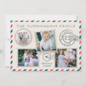 Cartes Pour Fêtes Annuelles Courrier | Année d'évaluation Collage photo (Devant)