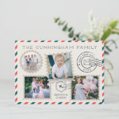 Cartes Pour Fêtes Annuelles Courrier | Année d'évaluation Collage photo (Debout devant)