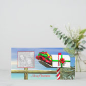 Cartes Pour Fêtes Annuelles Courrier de Noël (Debout devant)