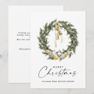 Cartes Pour Fêtes Annuelles Courrier de Noël de Bohême Salutation d'entreprise