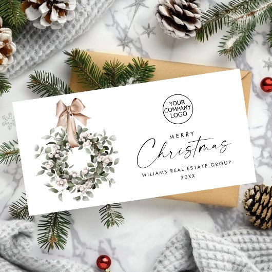 Cartes Pour Fêtes Annuelles Courrier de Noël de Bohême Salutation d'entreprise